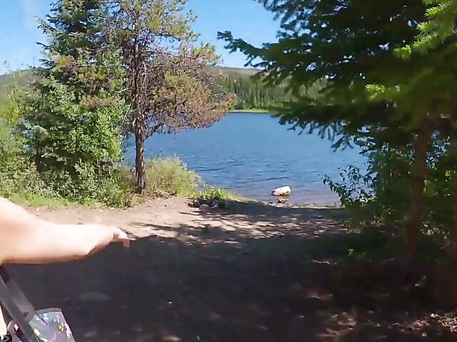 BTS vlog and POV fuck with blonde pornstar Sky Pierce