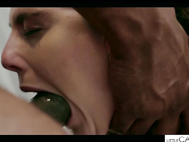 Petite interracial lover Sara Bell craves black cock