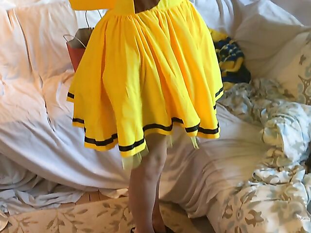 Pikachu cosplay anal with teen Hannah Hawthorne