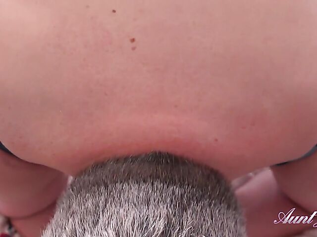 Mature dirty talk and POV play with 47-year-old Candy