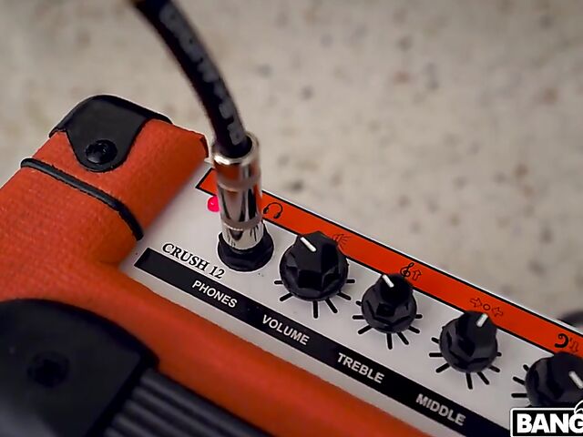 Intense squirt fuck with purple-haired rockstar wannabe Val Steele