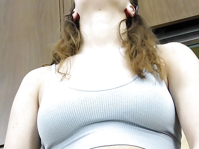 Madison Love - Delicious teen masturbating in the kitchen