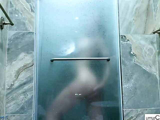 POV shower blowjob with wet girl Stella Flex