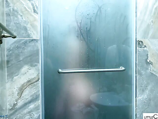 POV shower blowjob with wet girl Stella Flex
