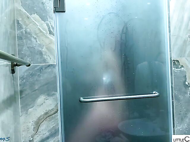 POV shower blowjob with wet girl Stella Flex