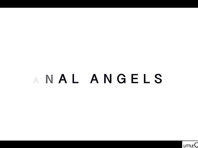 Little Caprice threesome anal with Cherry Kiss