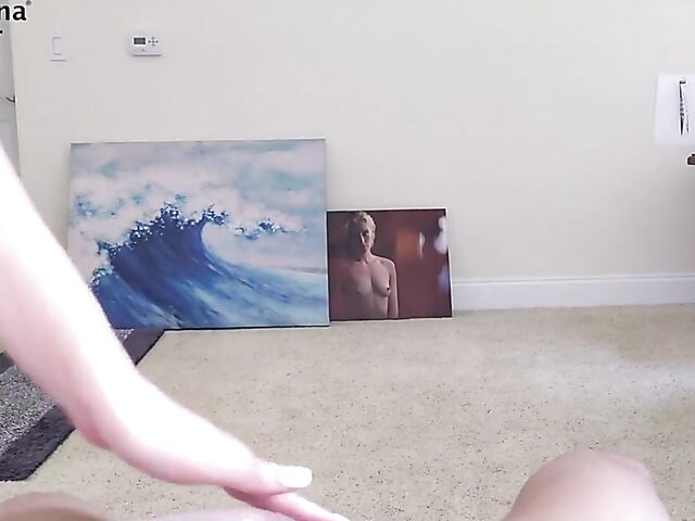 Asian guy white girl sex video with tall teen Rebecca Vanguard