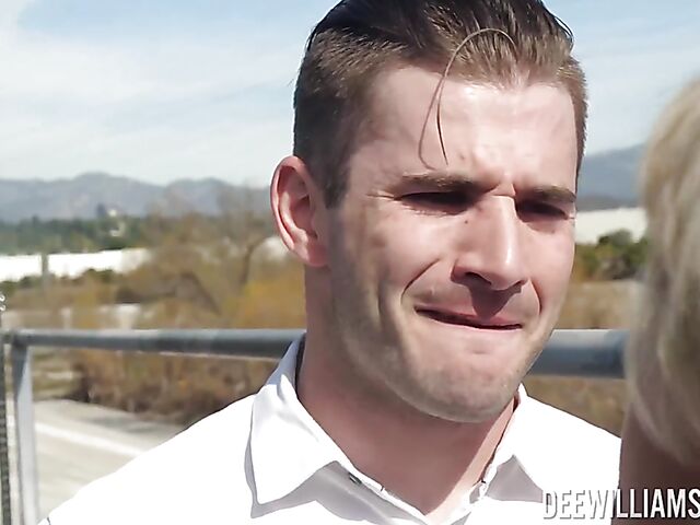 Dee Williams - MILF DP with an old man and a young guy