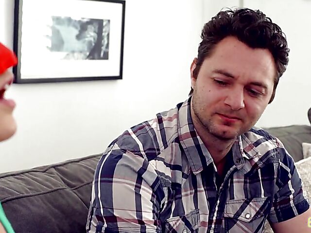 Katie Kush - Blindfolded step sister fuck game with her brother