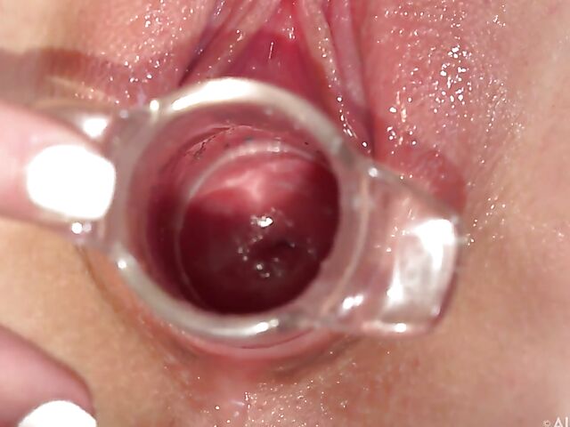 Inside Lily Larimar's shaved teen pussy BTS