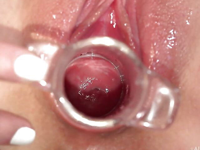 Inside Lily Larimar's shaved teen pussy BTS