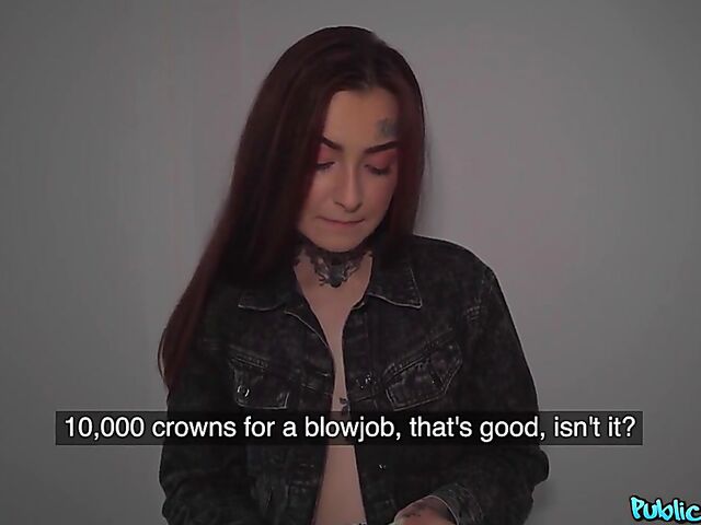 POV sex for money with Czech tattoo girl Tabitha Poison