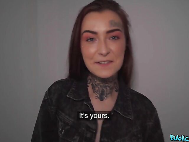 POV sex for money with Czech tattoo girl Tabitha Poison