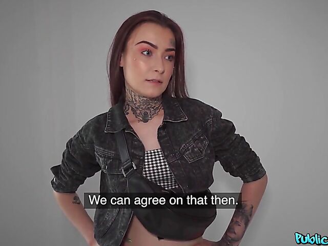 POV sex for money with Czech tattoo girl Tabitha Poison