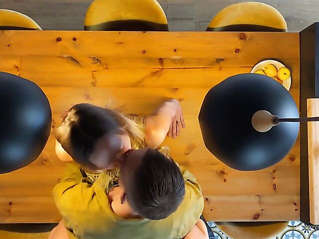 Sali & Quin - Dinner for too and table fuck from above