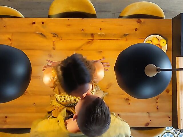 Sali & Quin - Dinner for too and table fuck from above