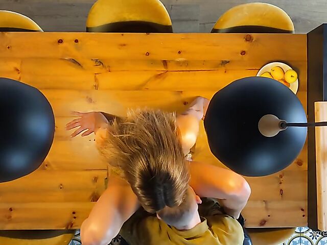 Sali & Quin - Dinner for too and table fuck from above