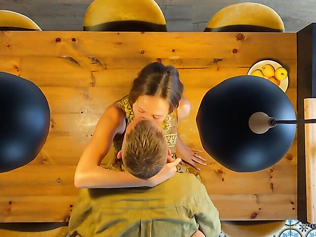 Sali & Quin - Dinner for too and table fuck from above