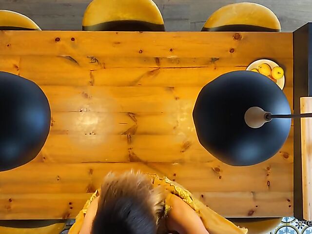 Sali & Quin - Dinner for too and table fuck from above