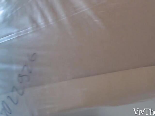 Cute lesbians Dolly Diore and Sarah Cute give their new sofa a try