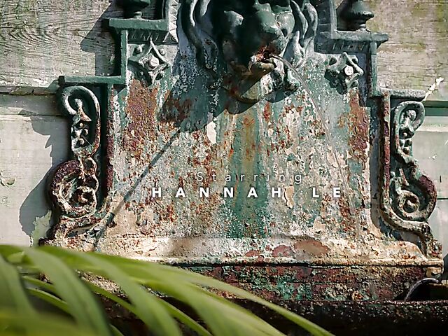 Exotic bikini babe Hanna Le gets nude in the garden