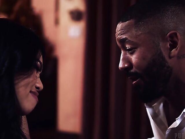 Asian and black interracial with Cindy Starfall and Dillon Cox