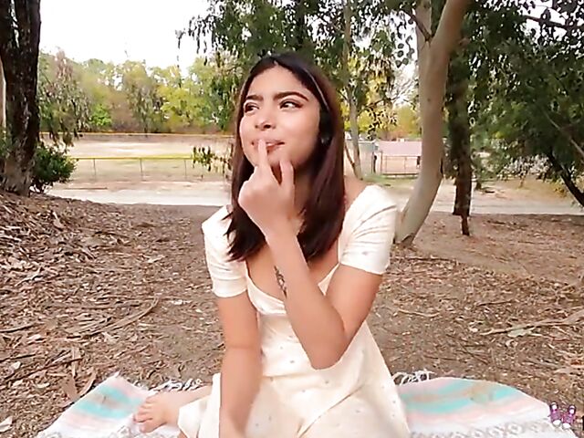 Young latina Hazel Heart does wild things POV style