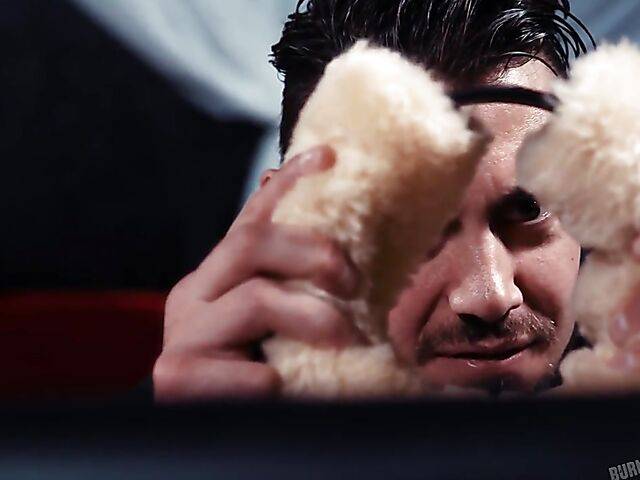 Lesbian mistress Joanna Angel loves latex on her new slave Adira Allure