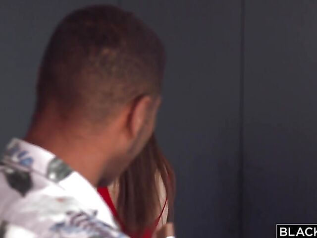 The best interracial anal with white black cock lover Lina Luxa