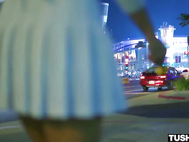 Ass fucking without condom with pretty brunette Alice Pink