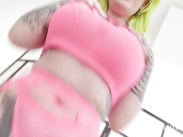 Busty piss whore Alexxa Vice gets her phat ass destroyed