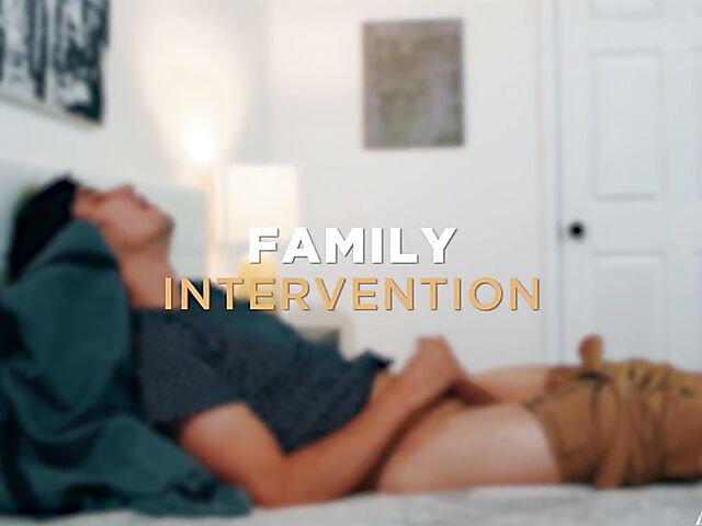 Sheena Ryder & Chloe Cherry - Stepfamily milf teen threesome with a jerk off addict