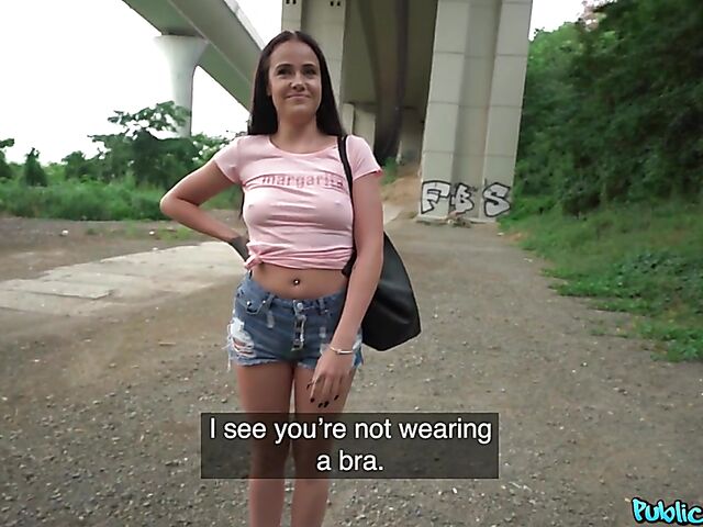 Outdoor POV fuck for money under the bridge with Chloe Bailey