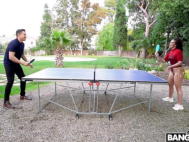 Outdoor big booty action with amazing Ariana Van X