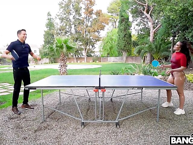 Outdoor big booty action with amazing Ariana Van X