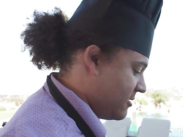 BBQ time with hot blonde MILF Brook Page and her cuckold husband