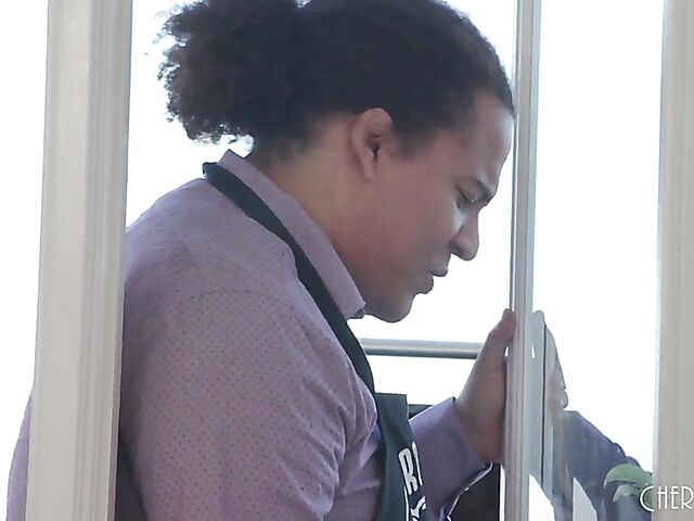 BBQ time with hot blonde MILF Brook Page and her cuckold husband