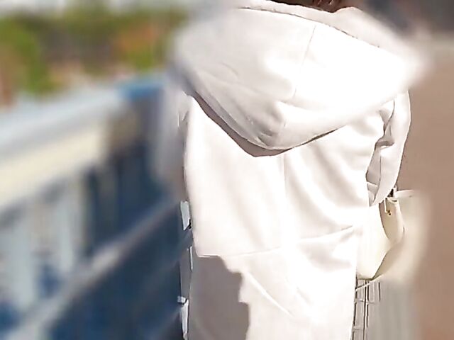 New cute Japanese girl Uta Hayano makes horny guys happy