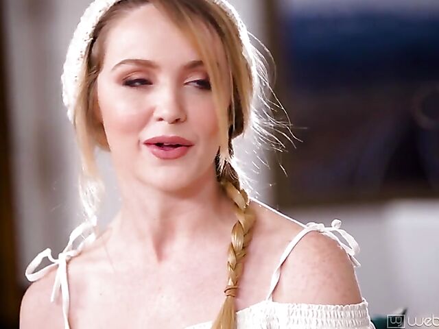 Girl on girl rug munching with Aften Opal and Nikole Nash