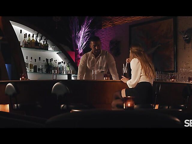 Eveline Dellai & Angelo Godshack - Bar fuck and wine