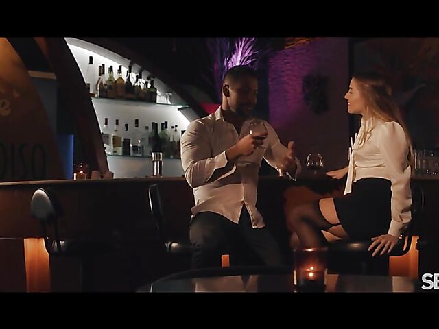 Eveline Dellai & Angelo Godshack - Bar fuck and wine