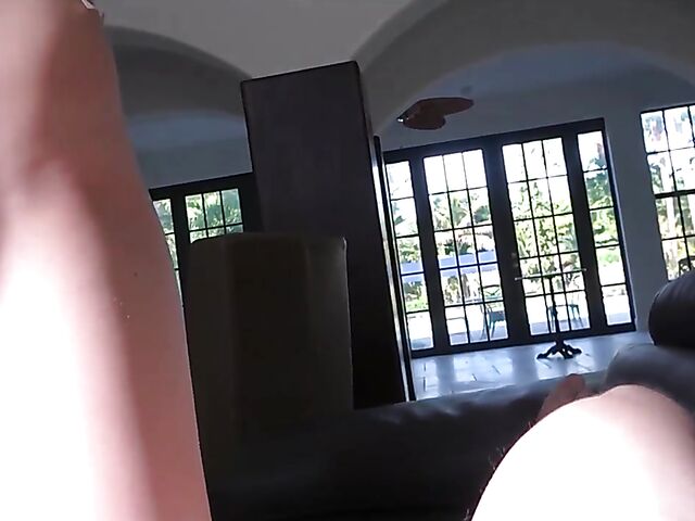 Very real POV sex with smiling brunette Fiona Frost