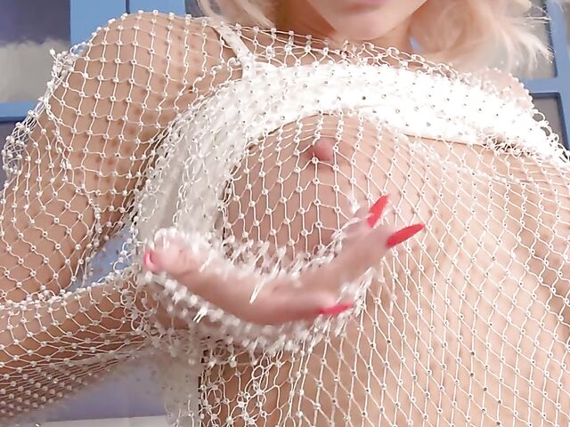 Mira Biliss - Classy blonde MILF solo in the kitchen