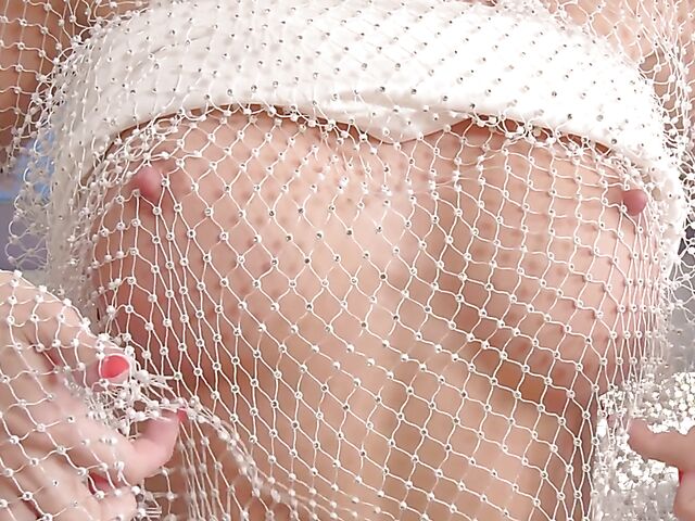 Mira Biliss - Classy blonde MILF solo in the kitchen