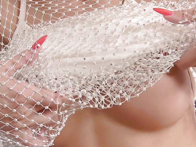 Mira Biliss - Classy blonde MILF solo in the kitchen