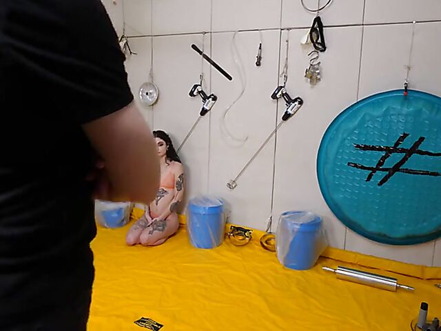 BDSM sex and domination with tattooed slave girl Lydia Black