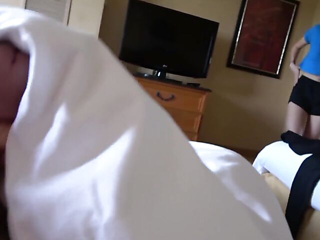 POV fucking in the hotel room with naughty Reyna Delacruz