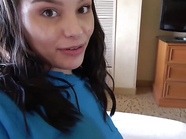 POV fucking in the hotel room with naughty Reyna Delacruz