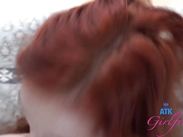 Scarlet Skies - Pretty cute redhead POV fucked