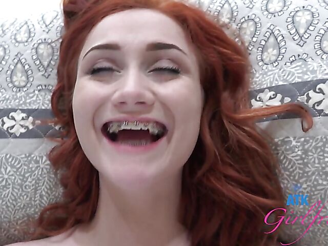 Scarlet Skies - Pretty cute redhead POV fucked